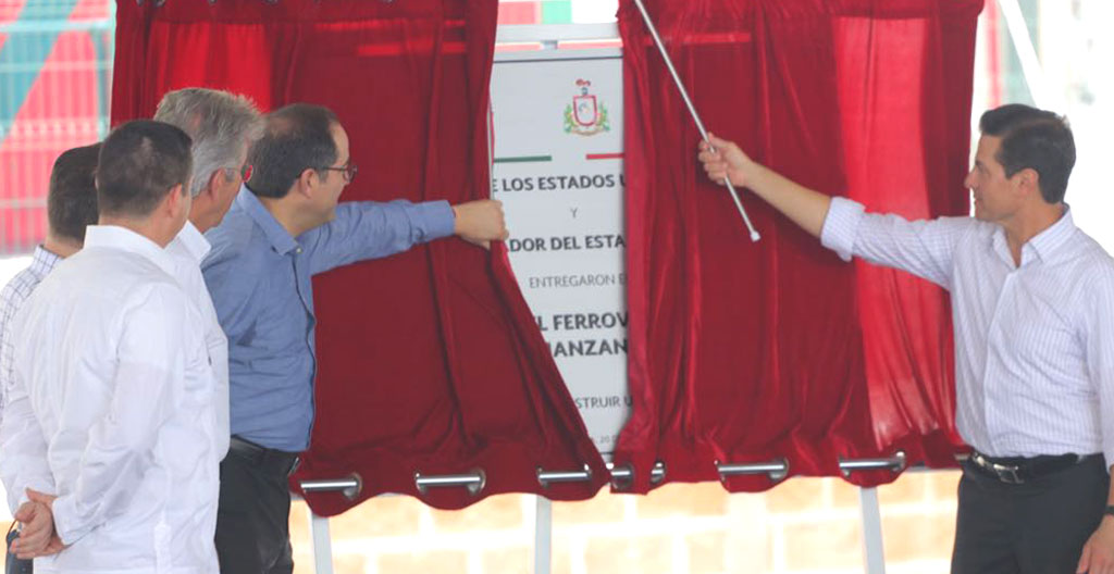 Inauguran túnel ferroviario en Manzanillo